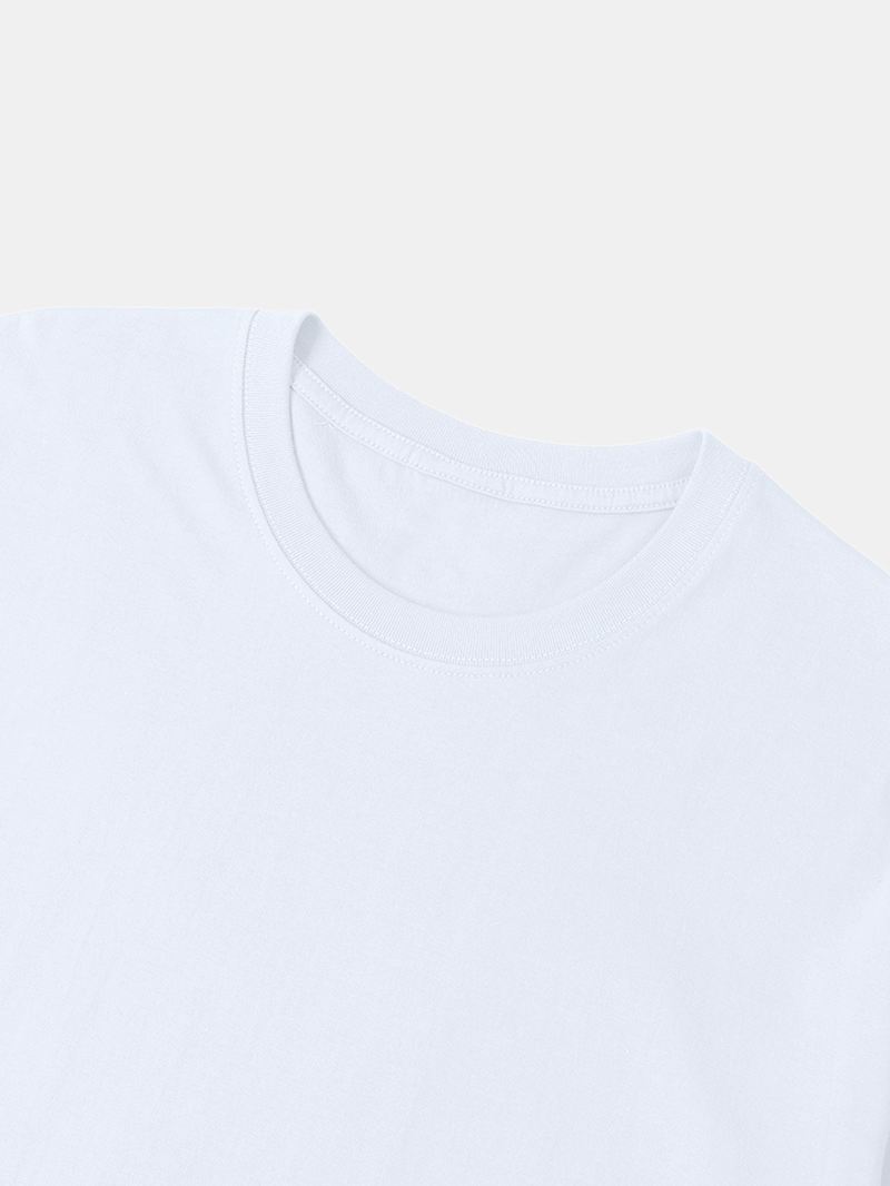 Herre 100% Bomuld Crown King Of Spades T-shirts Med Pokertryk