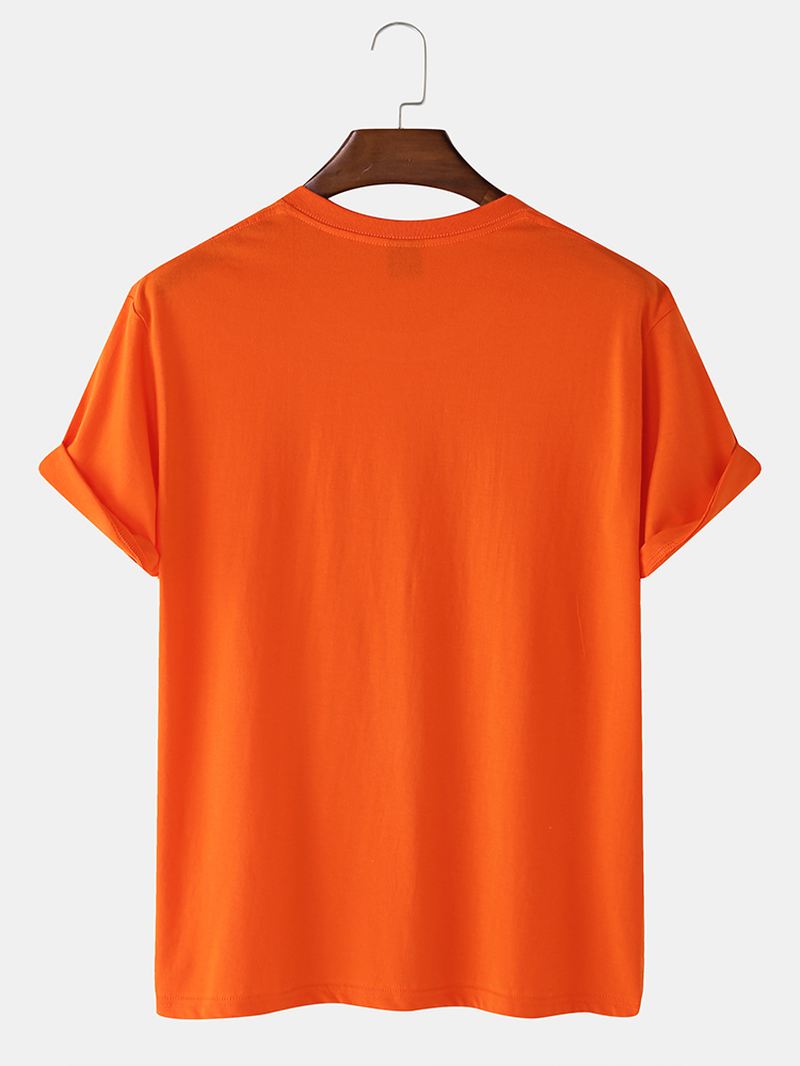 Herre 100% Bomuld Matematik Geometri Med Tryk Kortærmede T-shirts