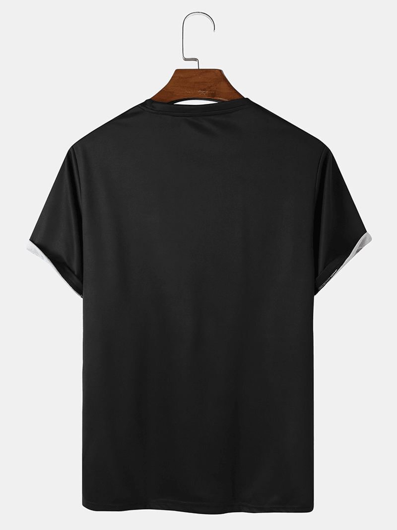 Herre Skull Printing Trend Løs T-shirt