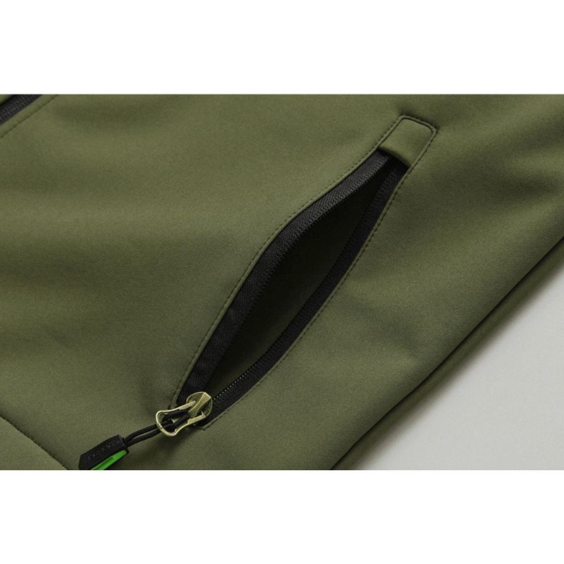 Herre Udendørs Soft Shell Sport Varm Ensfarvet Vest