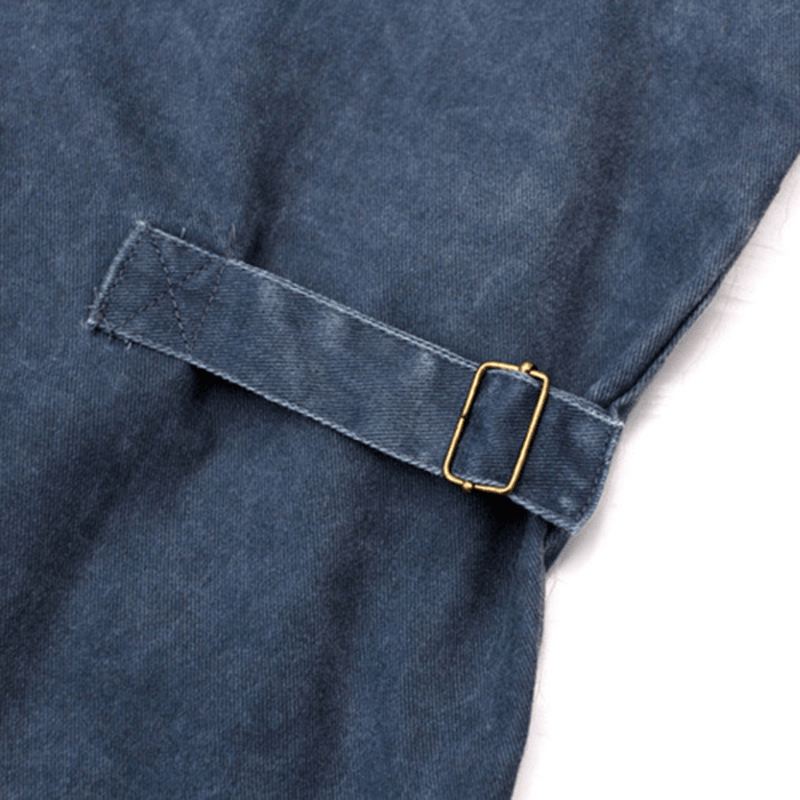 Midaldrende Herre Billig Casual Pocket Outdoor Canvas Fiskevest