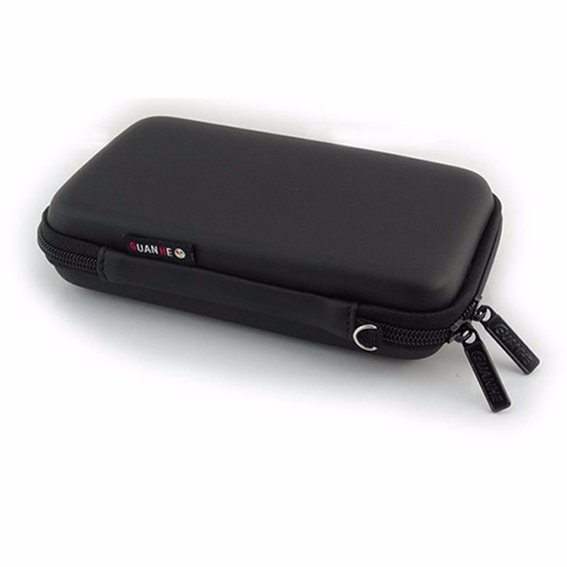 Eksternt Batteri Usb-flashdrev Øretelefon Digital Gadget-taske Travel Sølv Opbevaringstaske