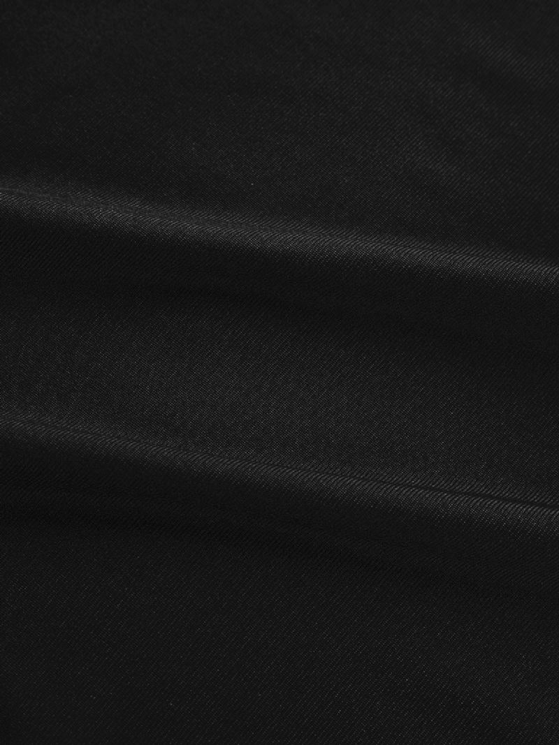 Ensfarvet Wrap Design V-hals Ærmeløs Tanktop