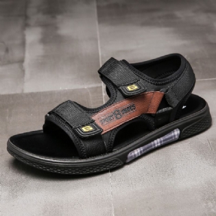 Mænd Blød Åbnet Tå Krogløkke Casual Sandaler