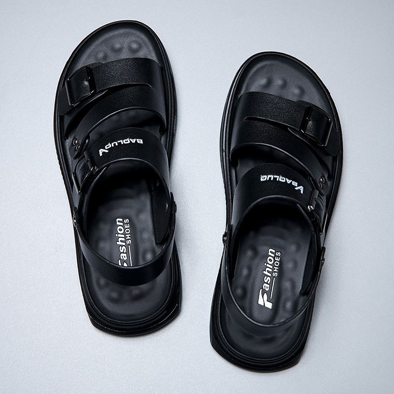 Mænd Kohud To-vejs Åndbare Skridsikre Komfortable Casual Sandaler