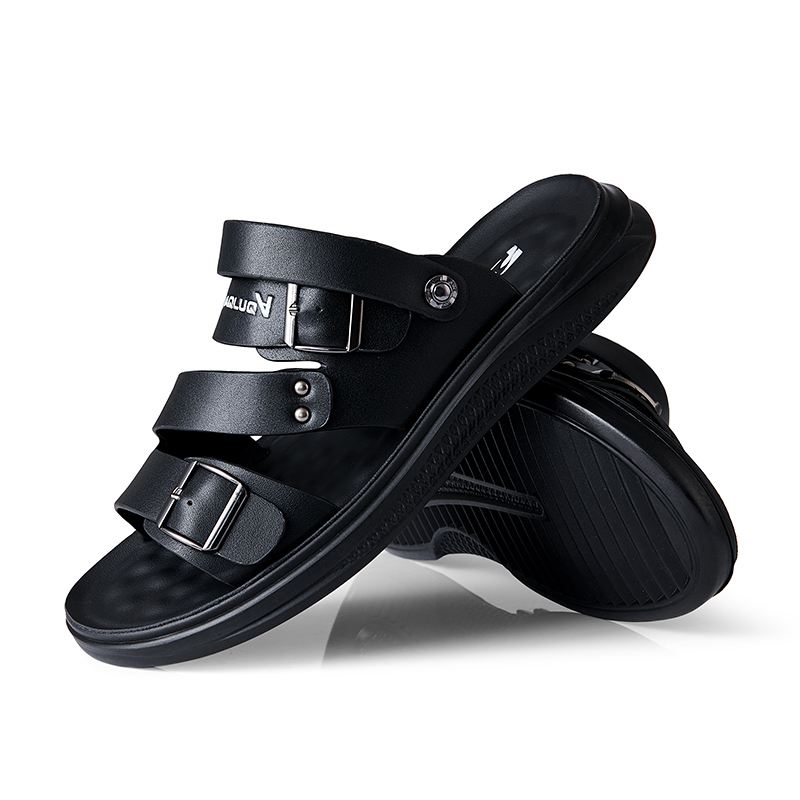 Mænd Kohud To-vejs Åndbare Skridsikre Komfortable Casual Sandaler