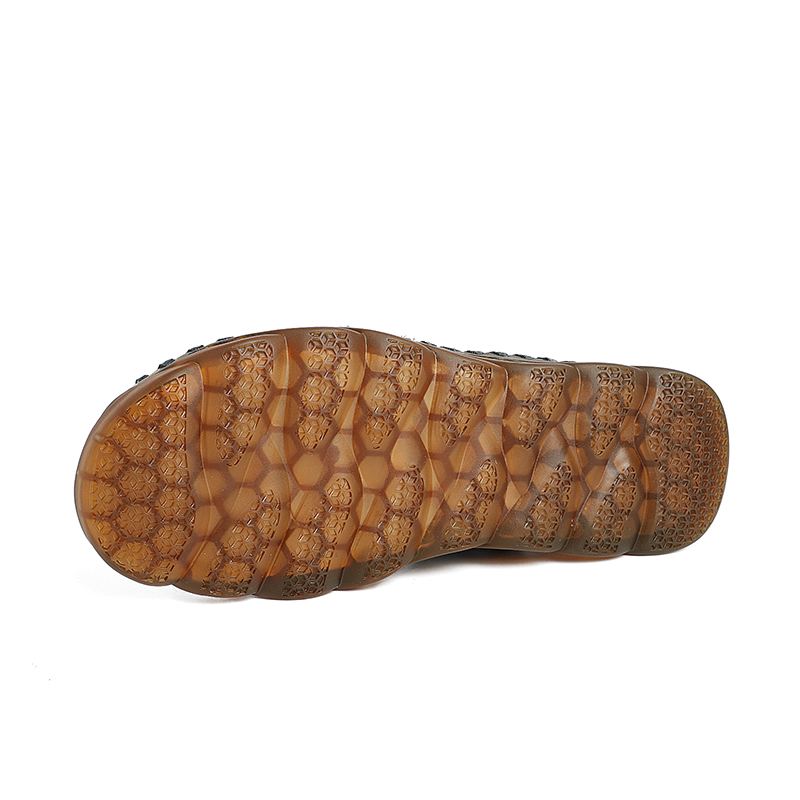 Mænd Mikrofiber Læder Vandtæt To-vejs Åndbar Tå Beskyttede Afslappede Sandaler