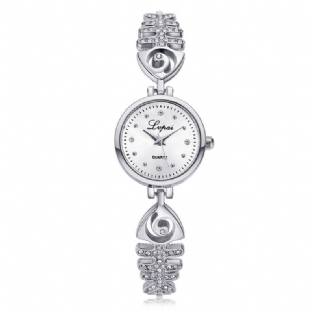 Diamond Dial Dame Armbåndsur Fuldt Stål Small Dial Quartz Ure