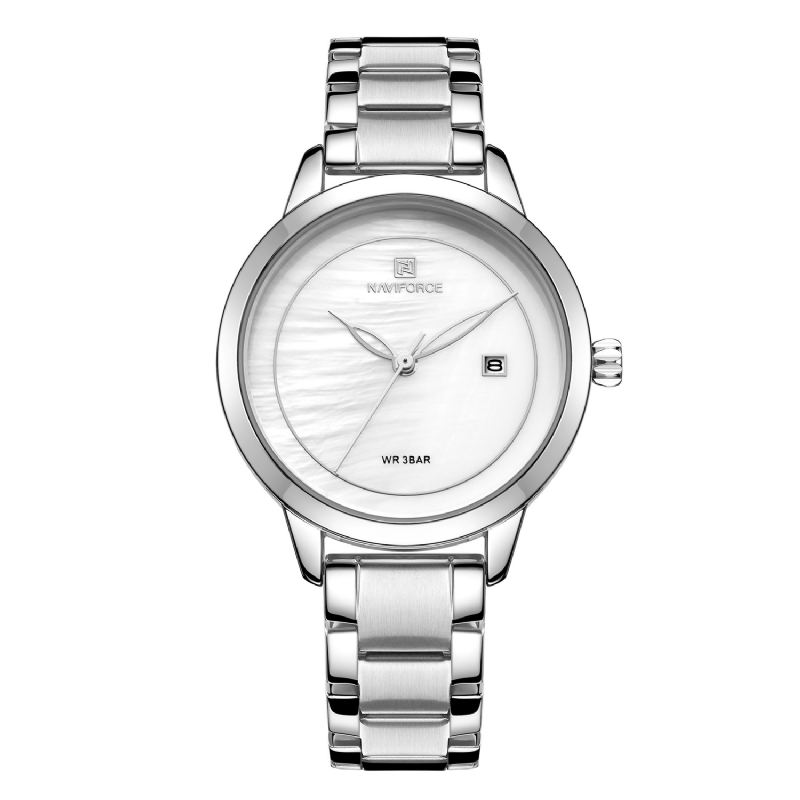 Elegant Design Dame Armbåndsur Vandtæt Dato Display Quartz Ur