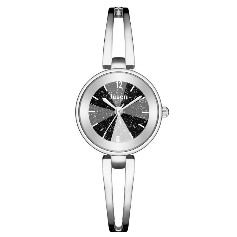 Hollow Metal Strap Mode Simple Dial Dame Kjole Kvinder Quartz Watch