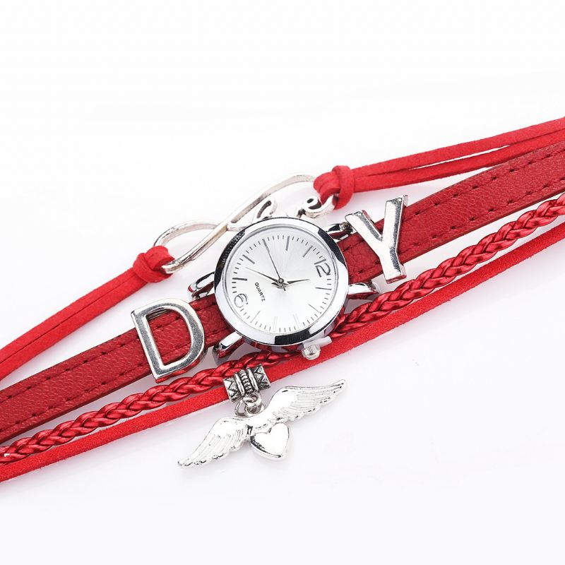Kærlighedskjole Dame Armbåndsur Retro Style Quartz Ure