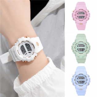 Mode Casual Time Week Display Silikone Strap Led Digital Watch Dame Watch