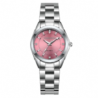 Mode Dameur Farverig Lille Urskive Elegant Simple Kvinde Quartz Watch
