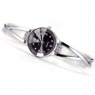 Mode Kvinder Stål Armbånd Dame Kjole Vandtæt Quartz Ur