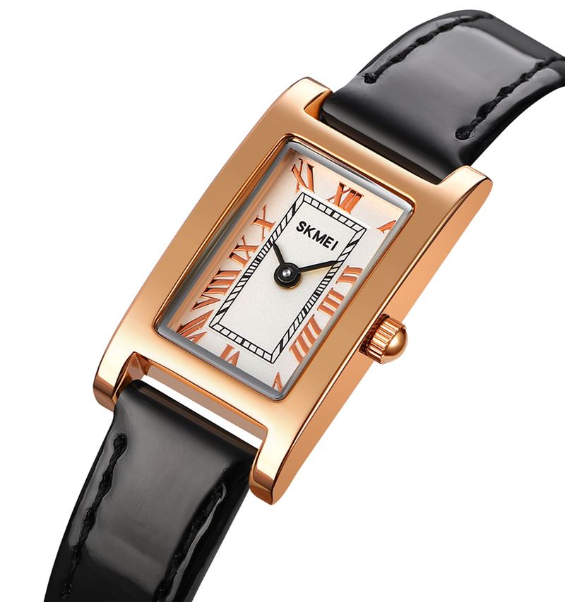 Retro Mode Elegant Roman Number Scale 3atm Vandtæt Kvinde Quartz Watch