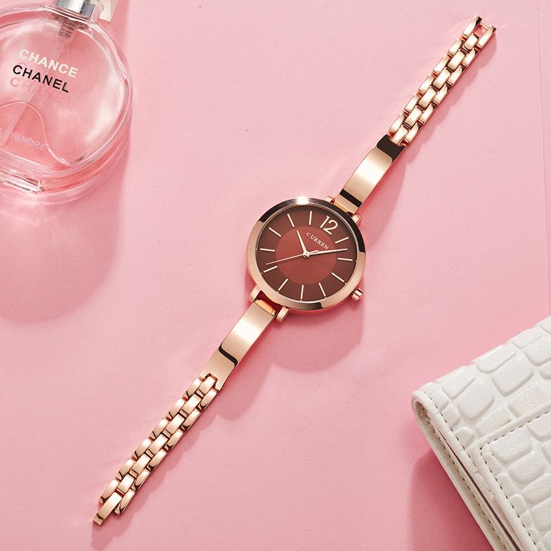 Sag Casual Style Kvinder Armbånd Watch Gave Vandtæt Quartz Watch