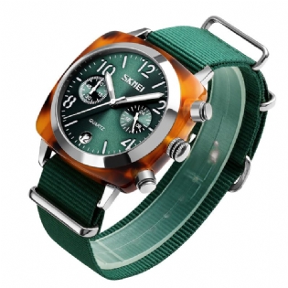 Unikt Design Med Flere Skiver Lysende Vandtæt Kvindearmbåndsur Quartz Watch