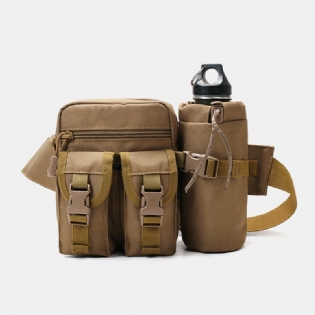 Mænd Nylon Camouflages Multifunktion Udendørs Vandflaske Taljetaske Tactical Bag