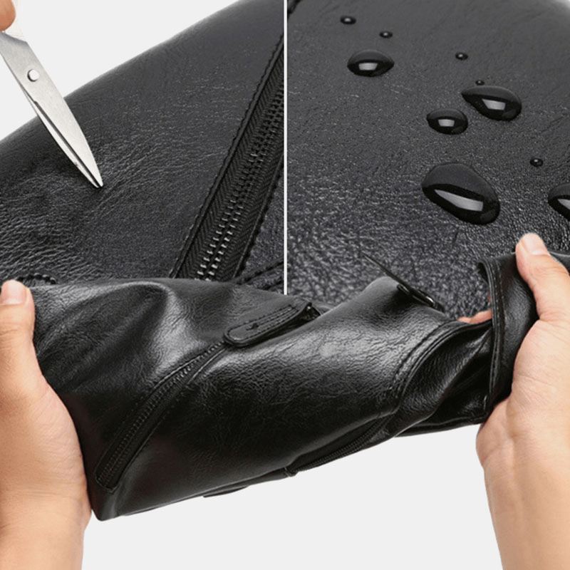 3 Stk Brysttaske Til Mænd Tegnebogsbæltesæt Casual Multifunktions Slidbestandig Brysttaske Crossbody Skuldertaske Gavesæt
