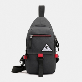Mænd Multifunktionstaske Vandtæt Casual Sling Crossbody-taske Skuldertaske Brysttaske