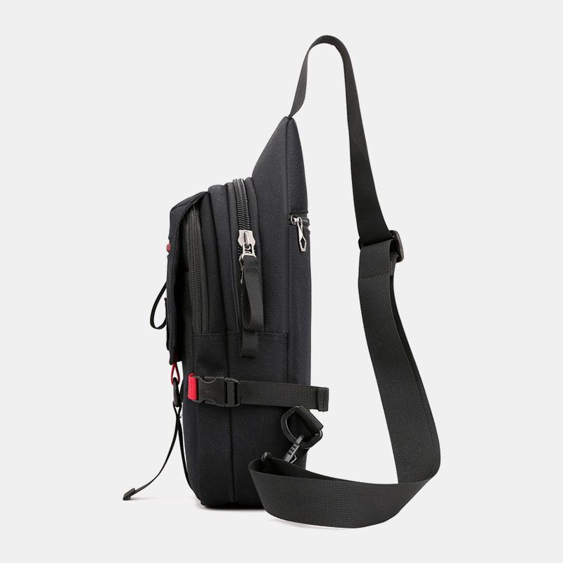 Mænd Multifunktionstaske Vandtæt Casual Sling Crossbody-taske Skuldertaske Brysttaske