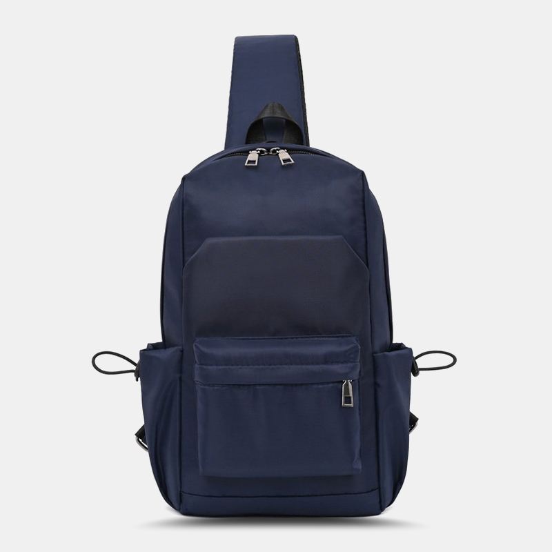 Mænd Oxford Brysttaske Med Stor Kapacitet Multi-lommer Crossbody Taske Skuldertaske