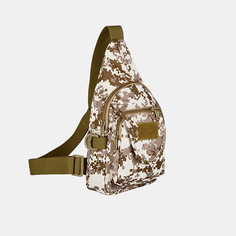 Mænd Oxford Vandtæt Multi-pocket Tactical Sling Crossbody Bag Brysttaske Sling Bag