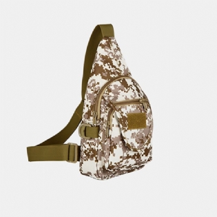 Mænd Oxford Vandtæt Multi-pocket Tactical Sling Crossbody Bag Brysttaske Sling Bag