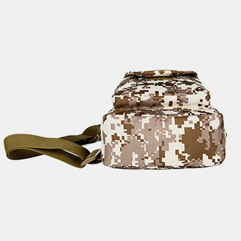 Mænd Oxford Vandtæt Multi-pocket Tactical Sling Crossbody Bag Brysttaske Sling Bag