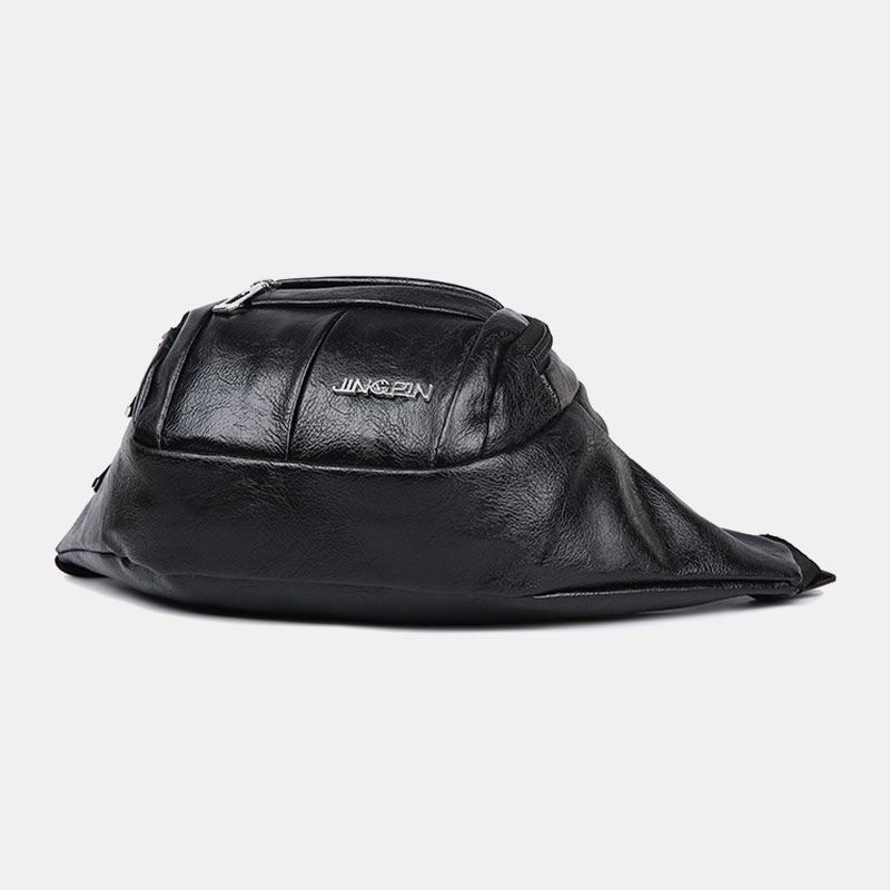 Mænd Pu Læder Anti-tyveri Multifunktionel Multi-lomme 6.5 Tommer Telefontaske Taljetaske Brysttaske Crossbody-tasker