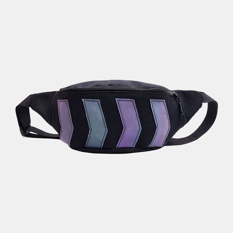 Mænd Reflekterende Taktisk Hip-hop Brysttaske Crossbody Bag Sling Bag