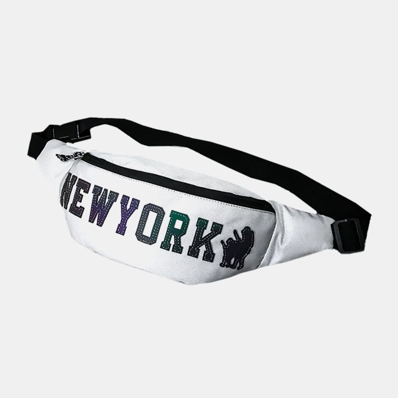 Mænd Reflekterende Vandtæt Sporty Crossbody Bag Brysttaske