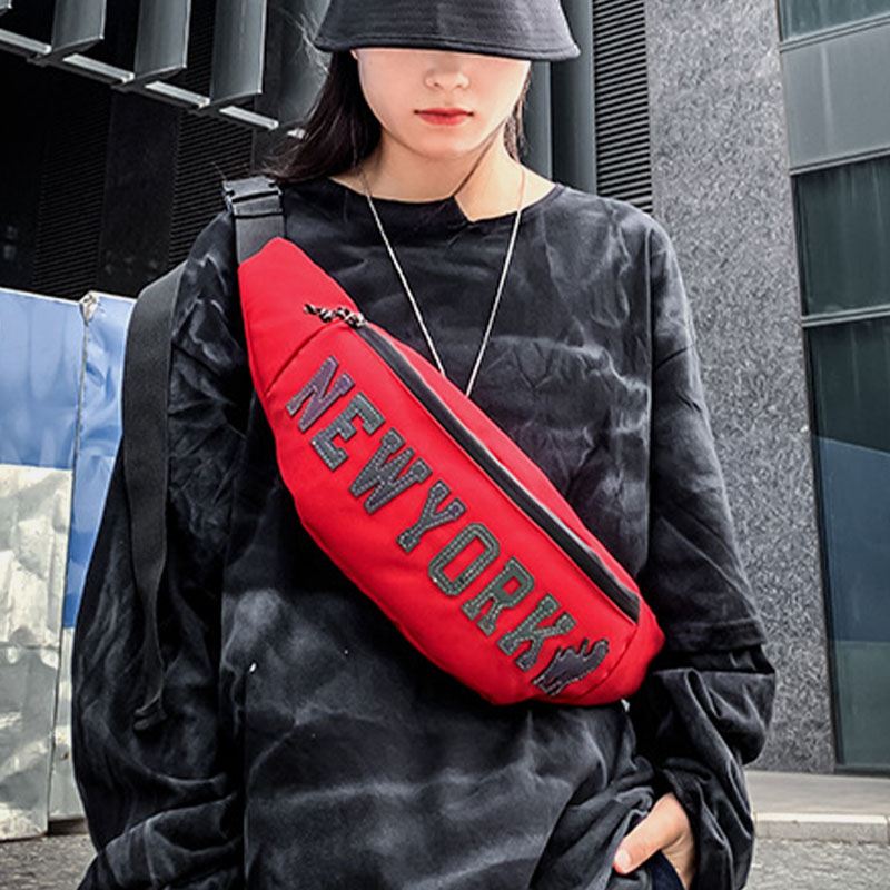 Mænd Reflekterende Vandtæt Sporty Crossbody Bag Brysttaske