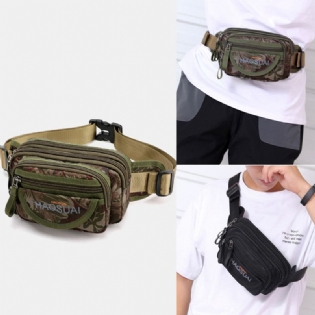 Mænd Vandtæt Multi-pocket Camouflage Udendørs Brysttaske Bæltetaske Sling Bag