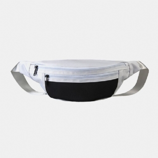 Unisex Patchwork Farve Reflekterende Casual Chest Bag Skuldertaske