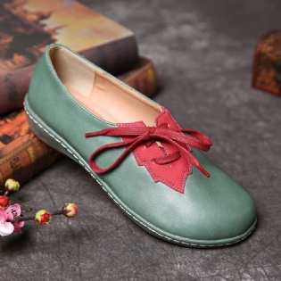 Kvinder Bladsplejsningsindretning Skridsikre Casual Flats