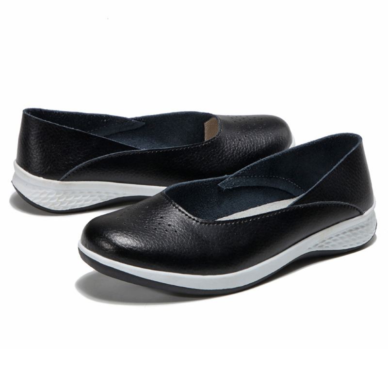 Kvinder Casual Bløde Syninger Slip On Flats Loafers