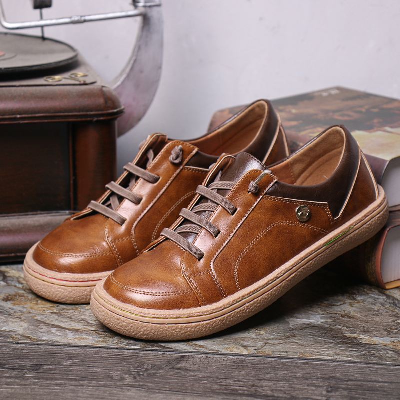 Kvinder Elastikbånd Colorblock Casual Flats