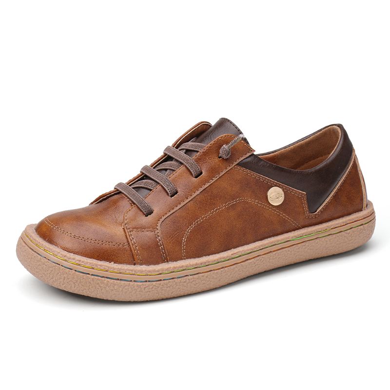 Kvinder Elastikbånd Colorblock Casual Flats