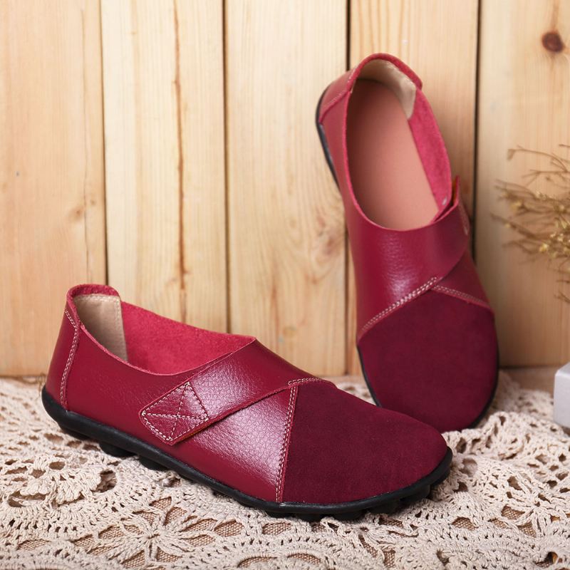Kvinder Flats Shoes Slip On Comfortable Loafers Sko