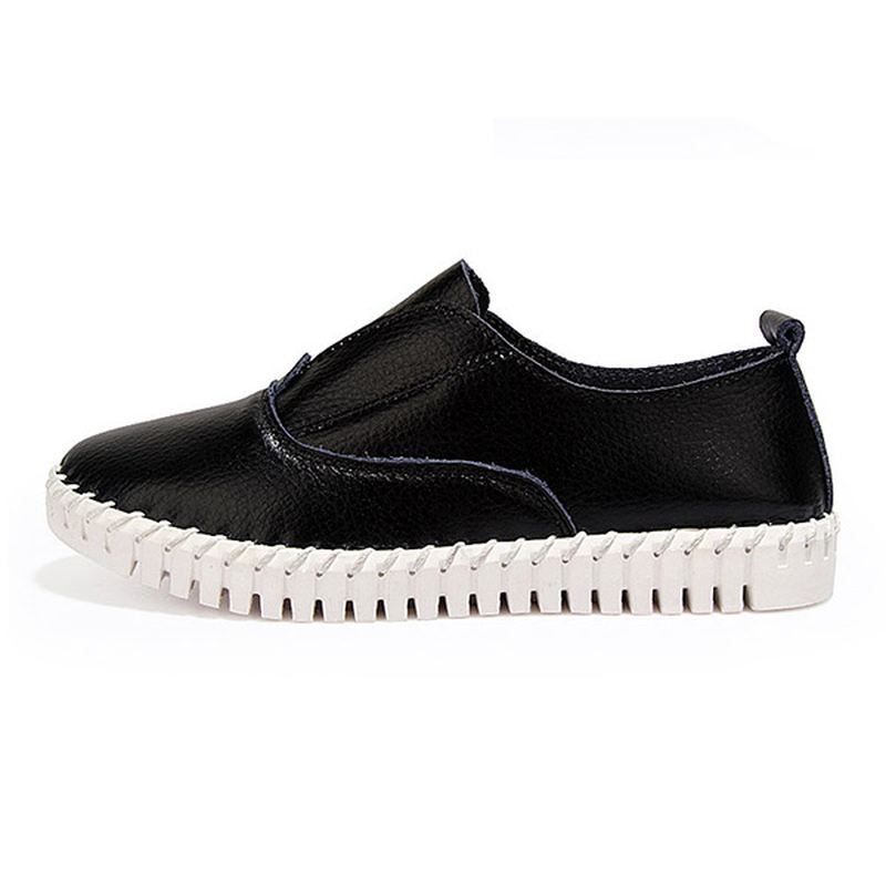 Kvinder Forår Casual Flats Spidse Tå Bløde Sål Sko Slip On Flat Loafers
