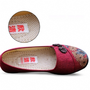 Kvinder Fritid Chic Sko Åndbar Slip-on Loafers Svedabsorberende Flats