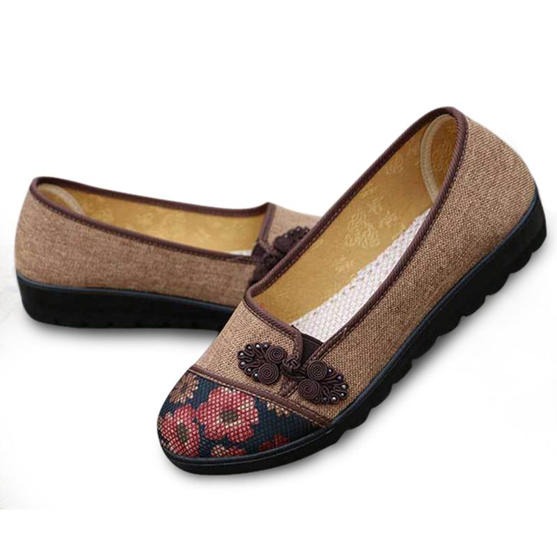 Kvinder Fritid Chic Sko Åndbar Slip-on Loafers Svedabsorberende Flats