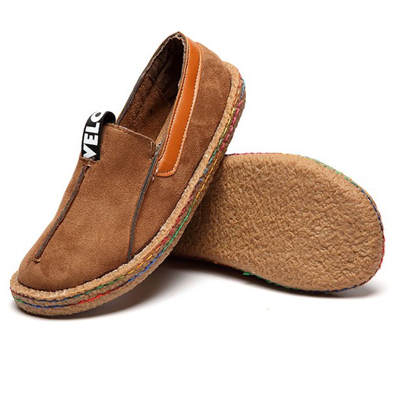 Kvinder Soft Sole Pure Colour Flat Loafers