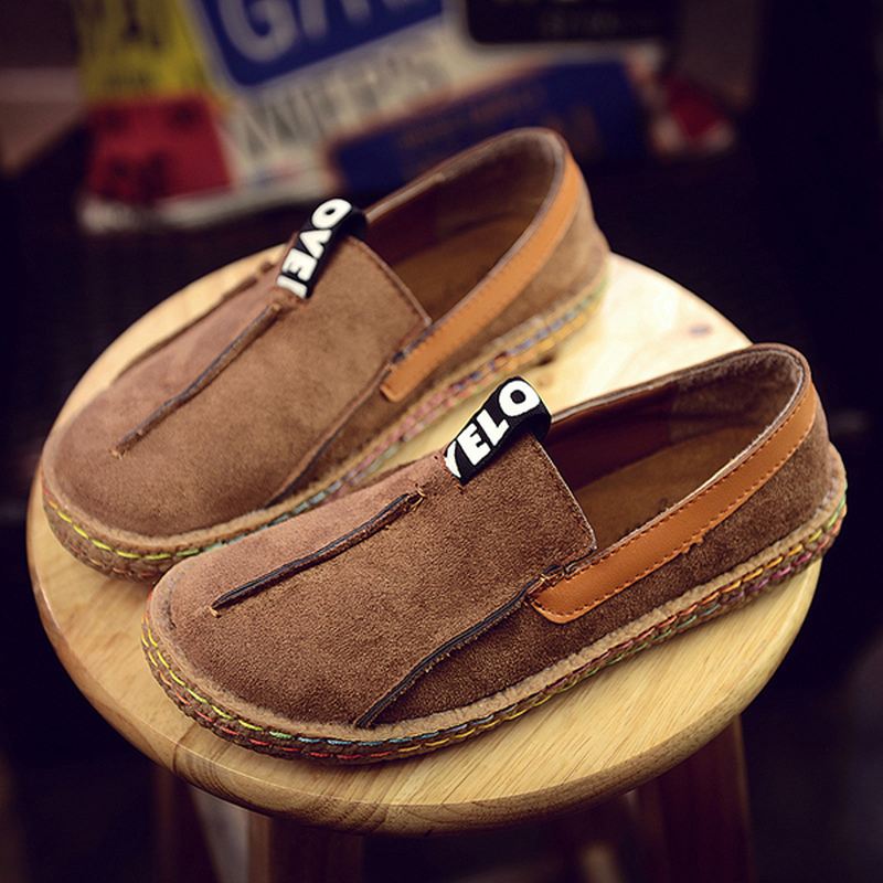 Kvinder Soft Sole Pure Colour Flat Loafers