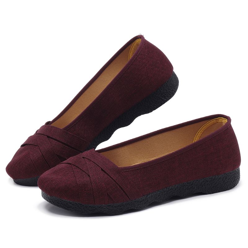 Store Størrelse Bløde Såler Flats Loafers Til Kvinder