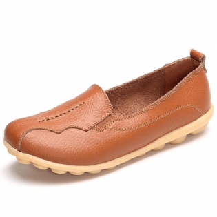 Us Størrelse 5-11 Rund Tå Blød Sål Slip On Flat Loafers