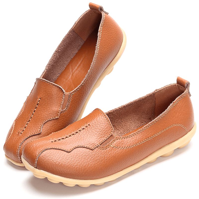 Us Størrelse 5-11 Rund Tå Blød Sål Slip On Flat Loafers