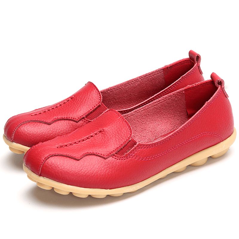 Us Størrelse 5-11 Rund Tå Blød Sål Slip On Flat Loafers