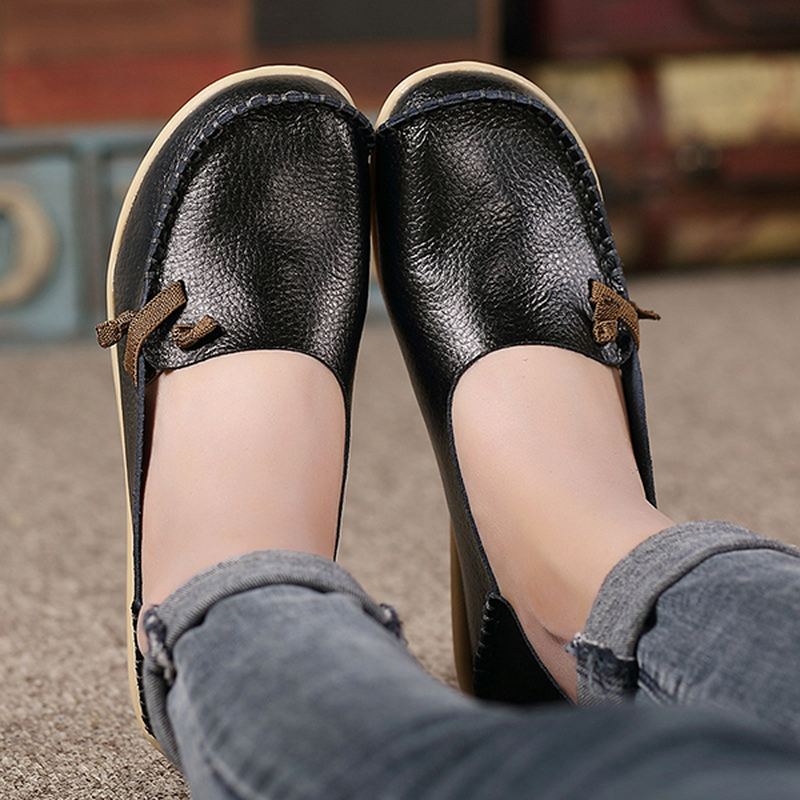 Us Størrelse 5-11 Sko Damer Flats Komfortabel Casual Udendørs Åndbar Slip On Flats Loafers Sko